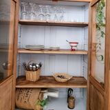 Solid wood display case
