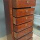 Eighteenth-century wooden veneer chest of drawers