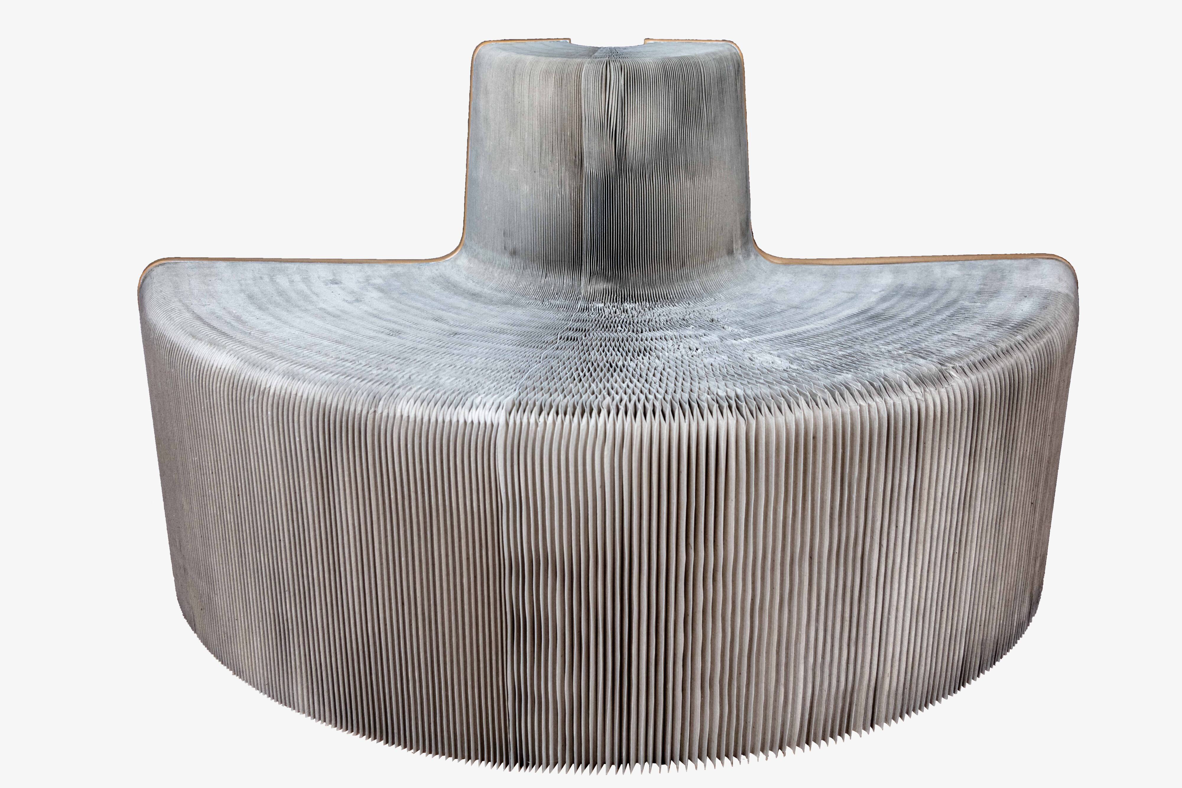 Extendable armchair design by Chishen Chiu Flexible Love circa 2000