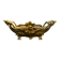 Brass planter Art Nouveau Jugendstil