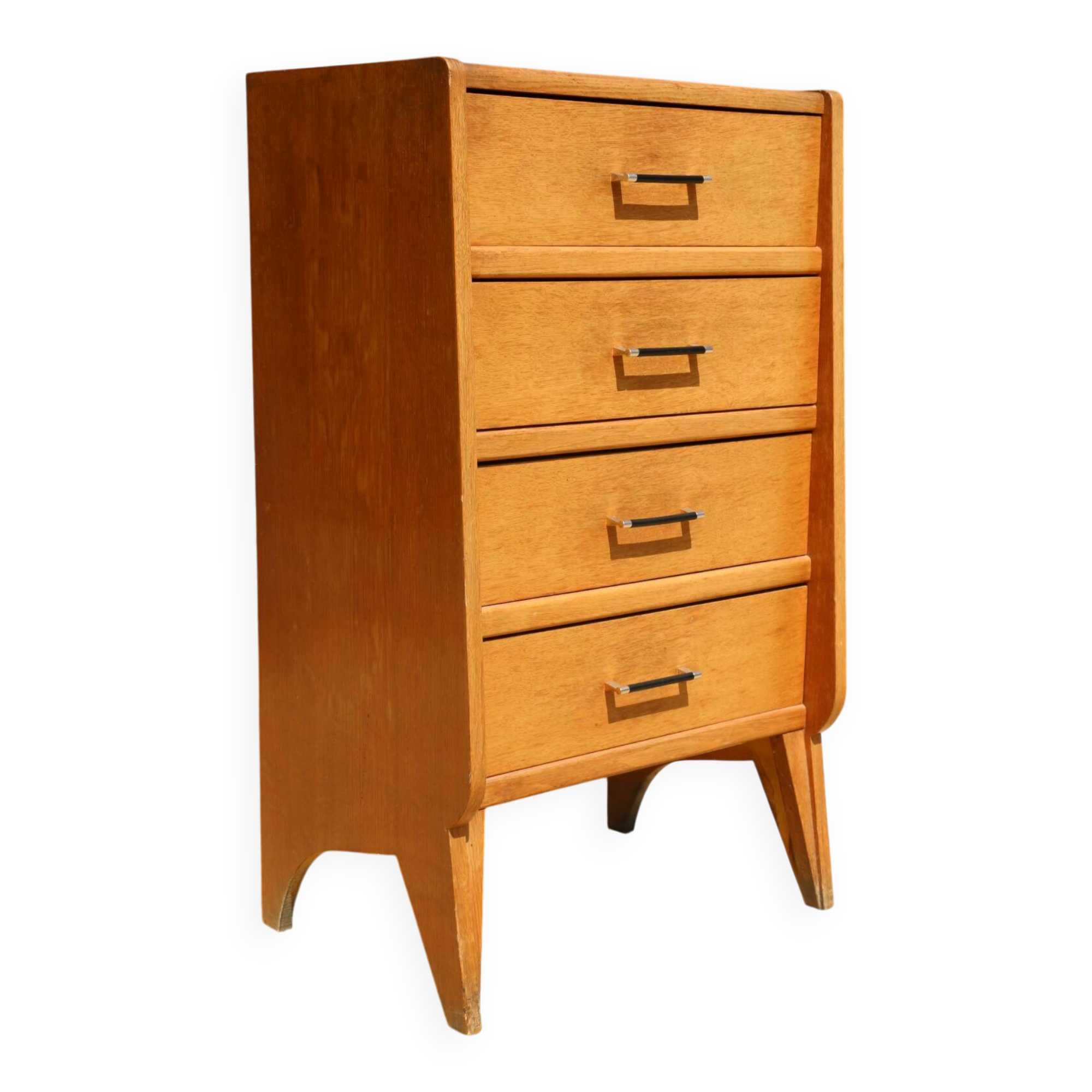 Chiffonnier 4 tiroirs années 60