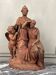 The sculpture, original terracotta signed and dedicated, Charles Van Oemberg.