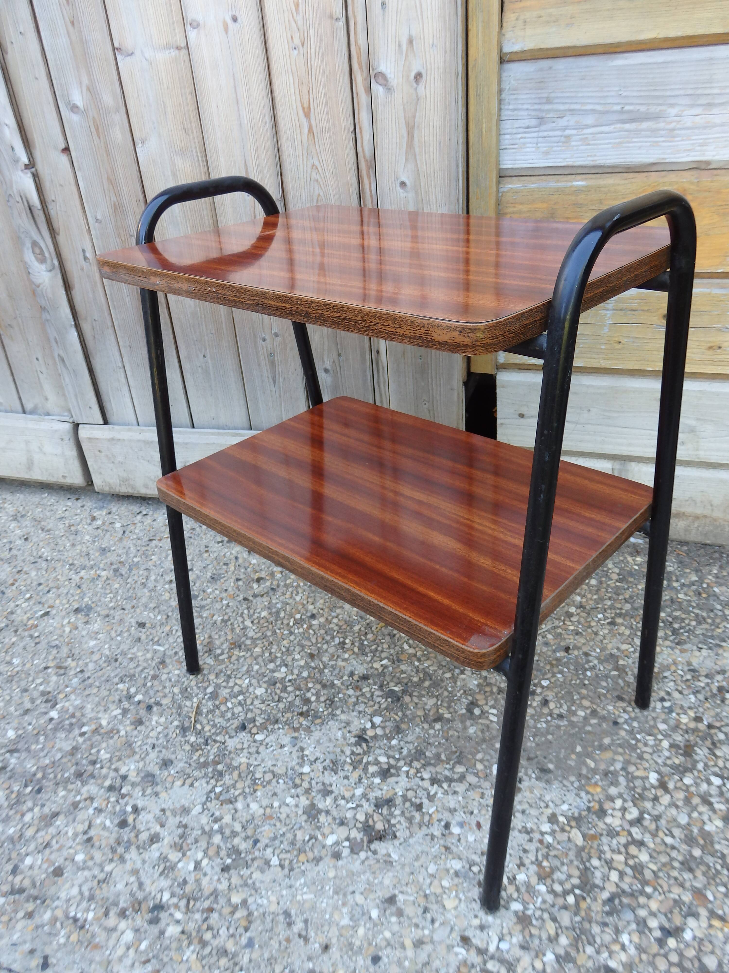 Vintage formica side table
