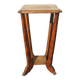 Old art deco style wooden pedestal table