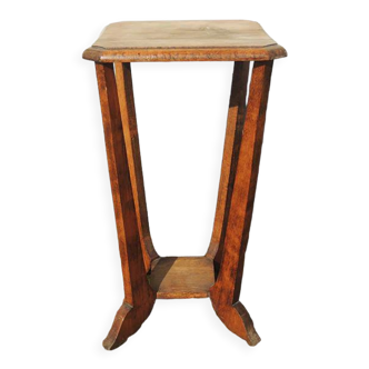 Ancien guéridon en bois de style art déco