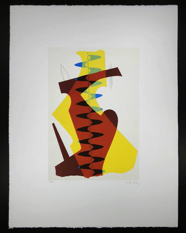 Limited Edition Lithograph by Man Ray, 1970s. Author's signature and pencil numbered.