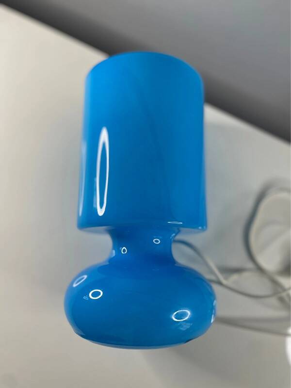Vintage IKEA Blue Lamp