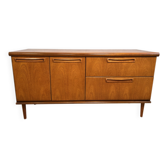 Buffet Meredew rétro vintage en teck, petit modèle, années 1970