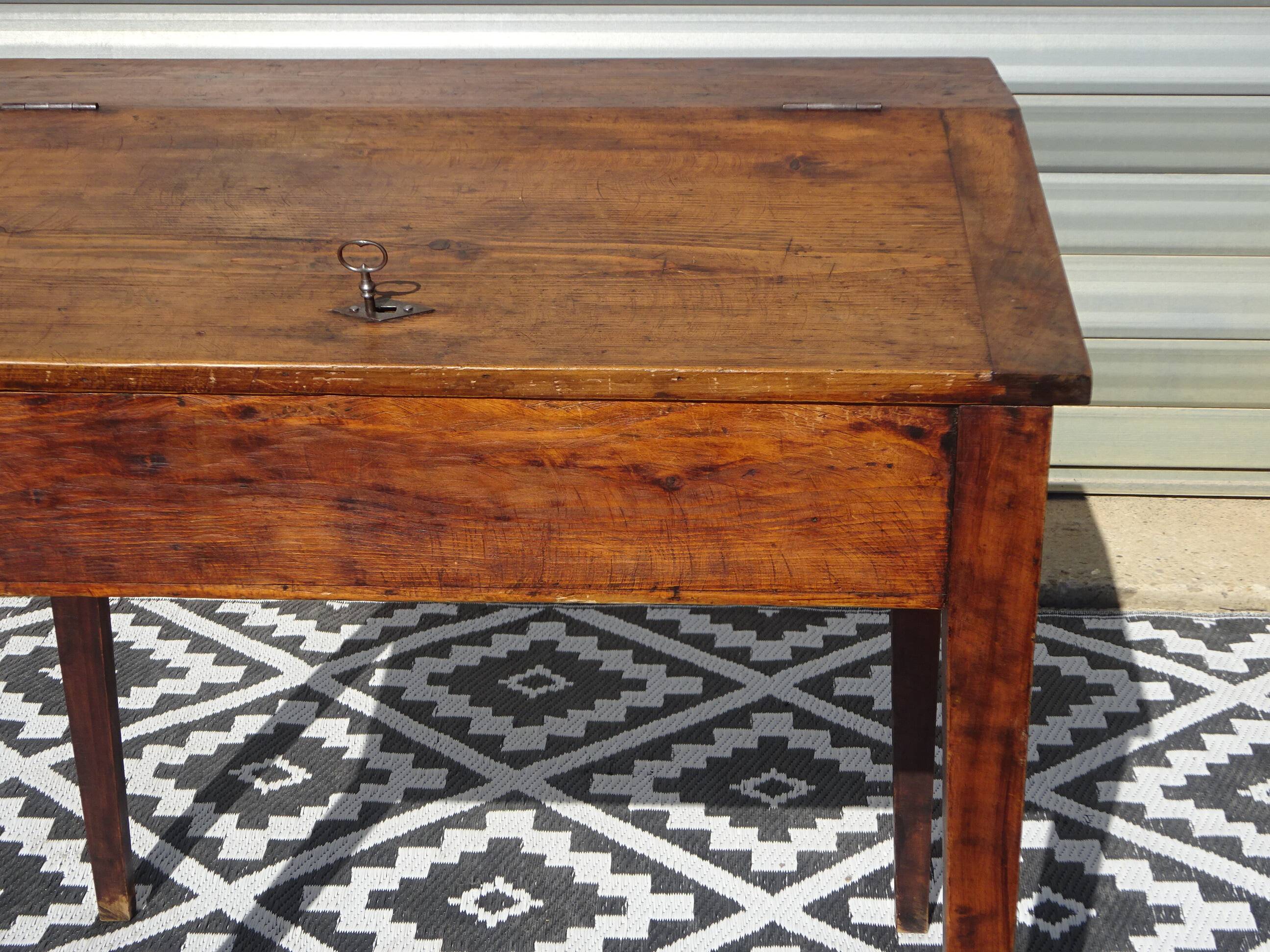 Small vintage desk with storage.