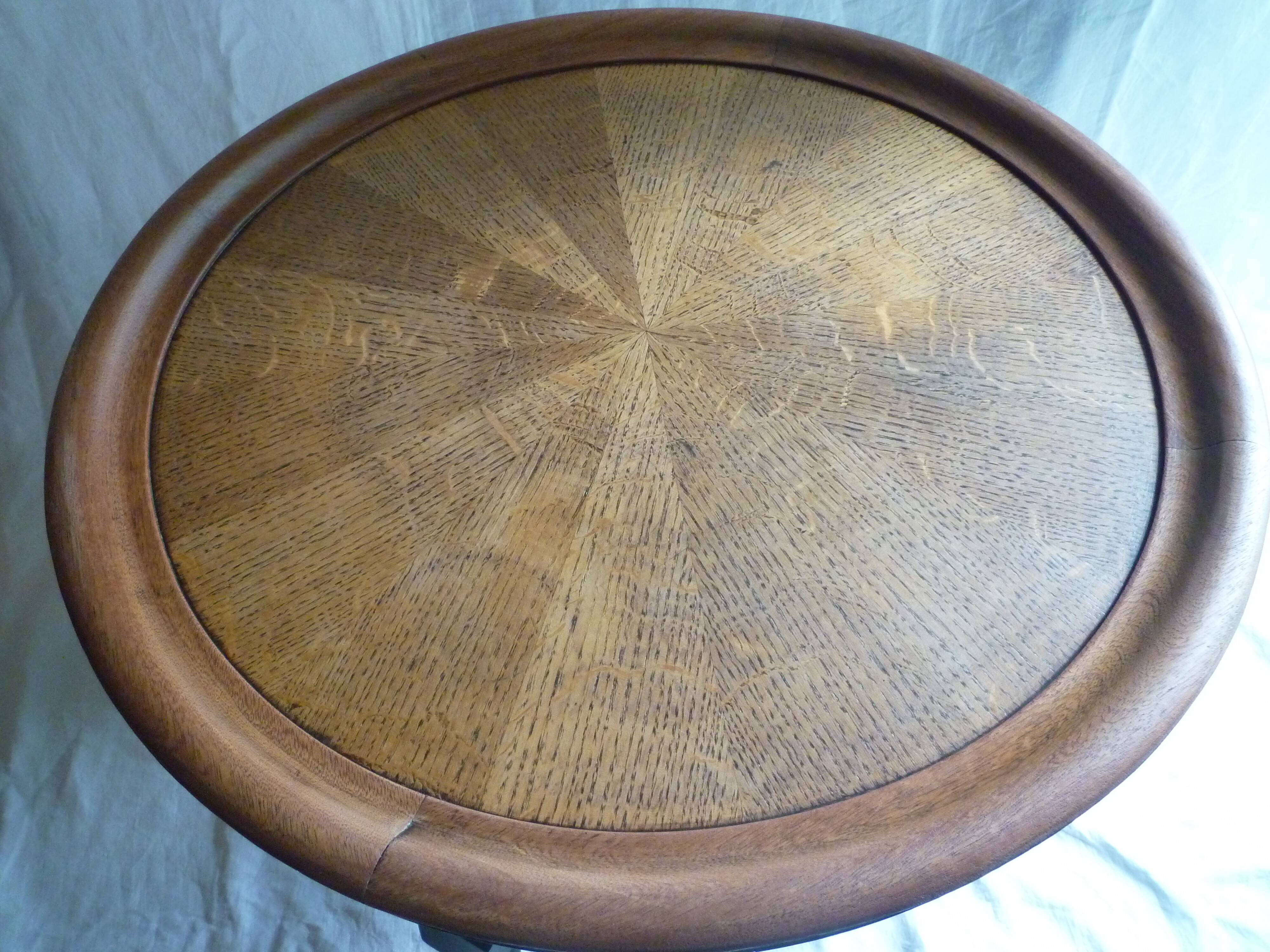 Vintage round coffee table
