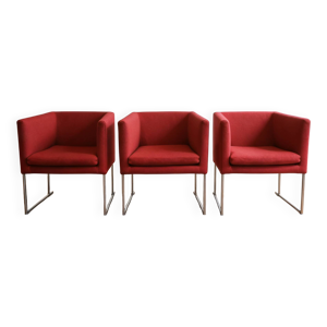 Suite de 3 fauteuils - italia