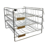 Range mail Grieshaber in steel wire design 60s - 70s