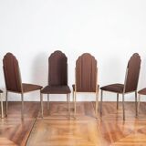 Set of 6 chairs Alain Delon for the Jansen home