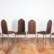 Set of 6 chairs Alain Delon for the Jansen home