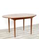Midcentury oblong teak extending table