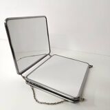 Triptych barber mirror 70x28cm