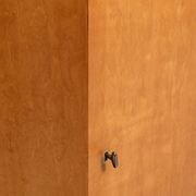 Scandinavian Birch Corner Cabinet, Mid-Century