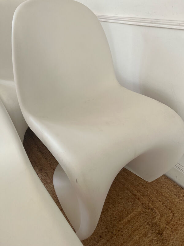 4 chaises Verner Panton édition Vitra