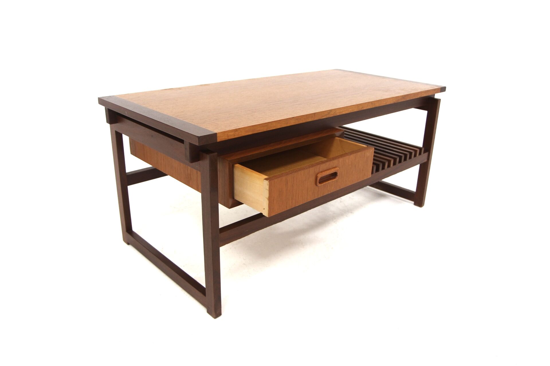 Scandinavian teak bench "Petita", Jørgen Maahr & Otto Nielsen, Möbel-IKÉA, Sweden, 1960