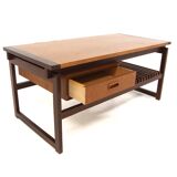 Scandinavian teak bench "Petita", Jørgen Maahr & Otto Nielsen, Möbel-IKÉA, Sweden, 1960