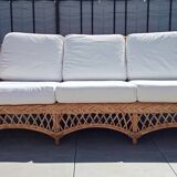 3-seater sofa, wicker, Unopiu