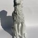 95 cm terracotta glazed Borzoi or Russian Afghan wolfhound, Austria 1960s.