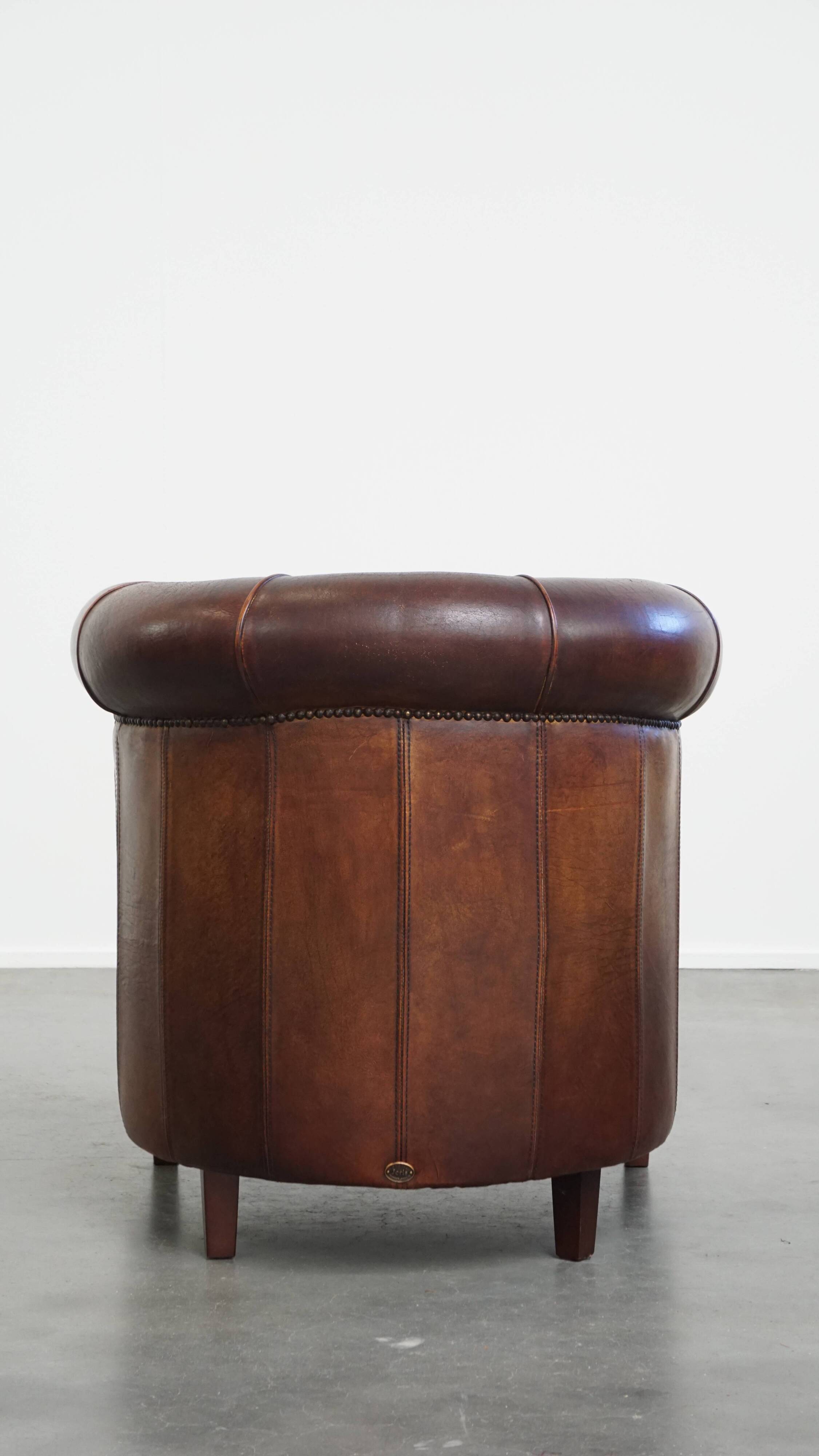 Sheepskin Leather Club Chair