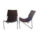 Fauteuils en rotin par Frederick Weinberg