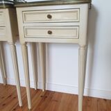 Pair of ancient bedside tables
