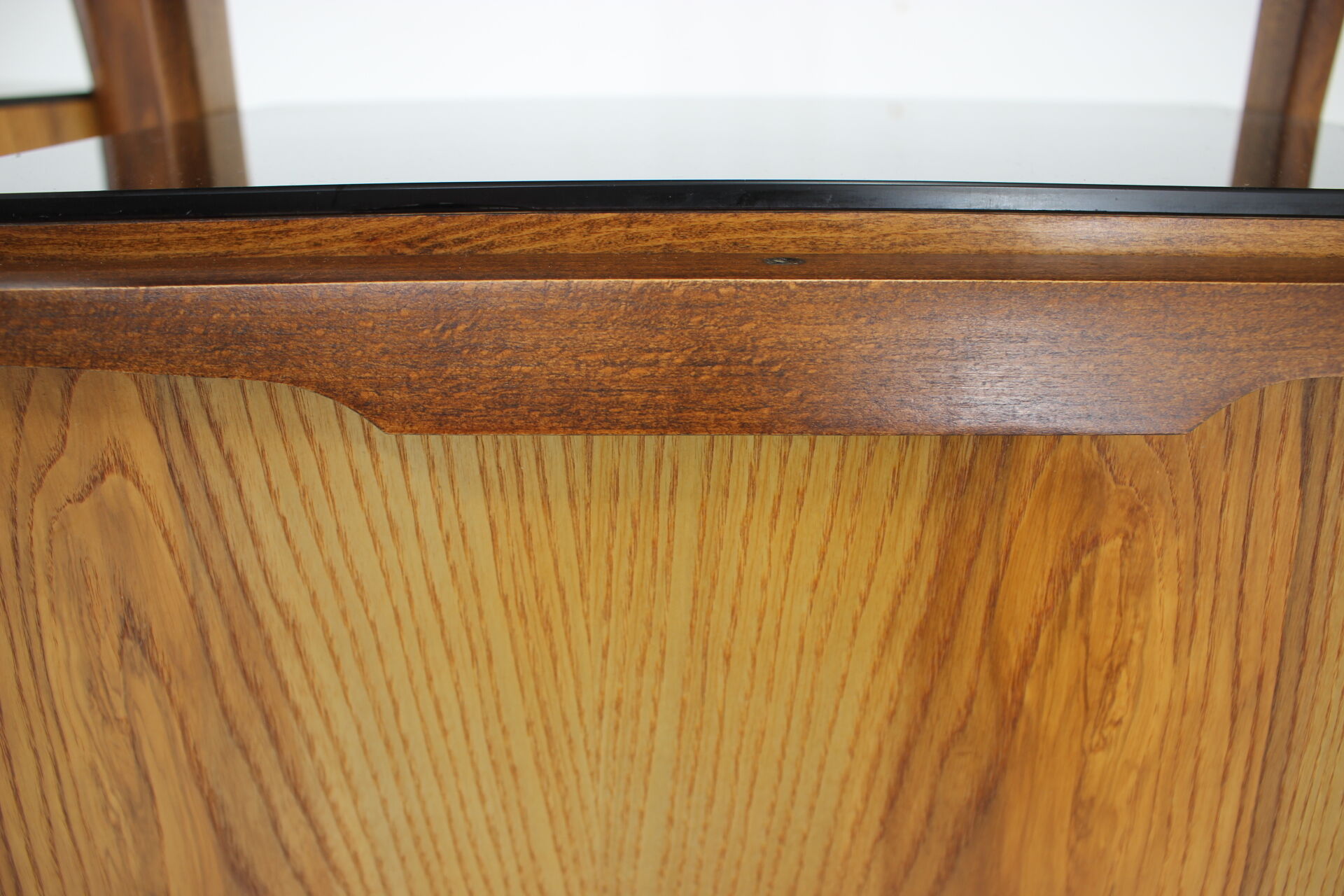 1960s pair of restored bedside tables, czechoslovakia