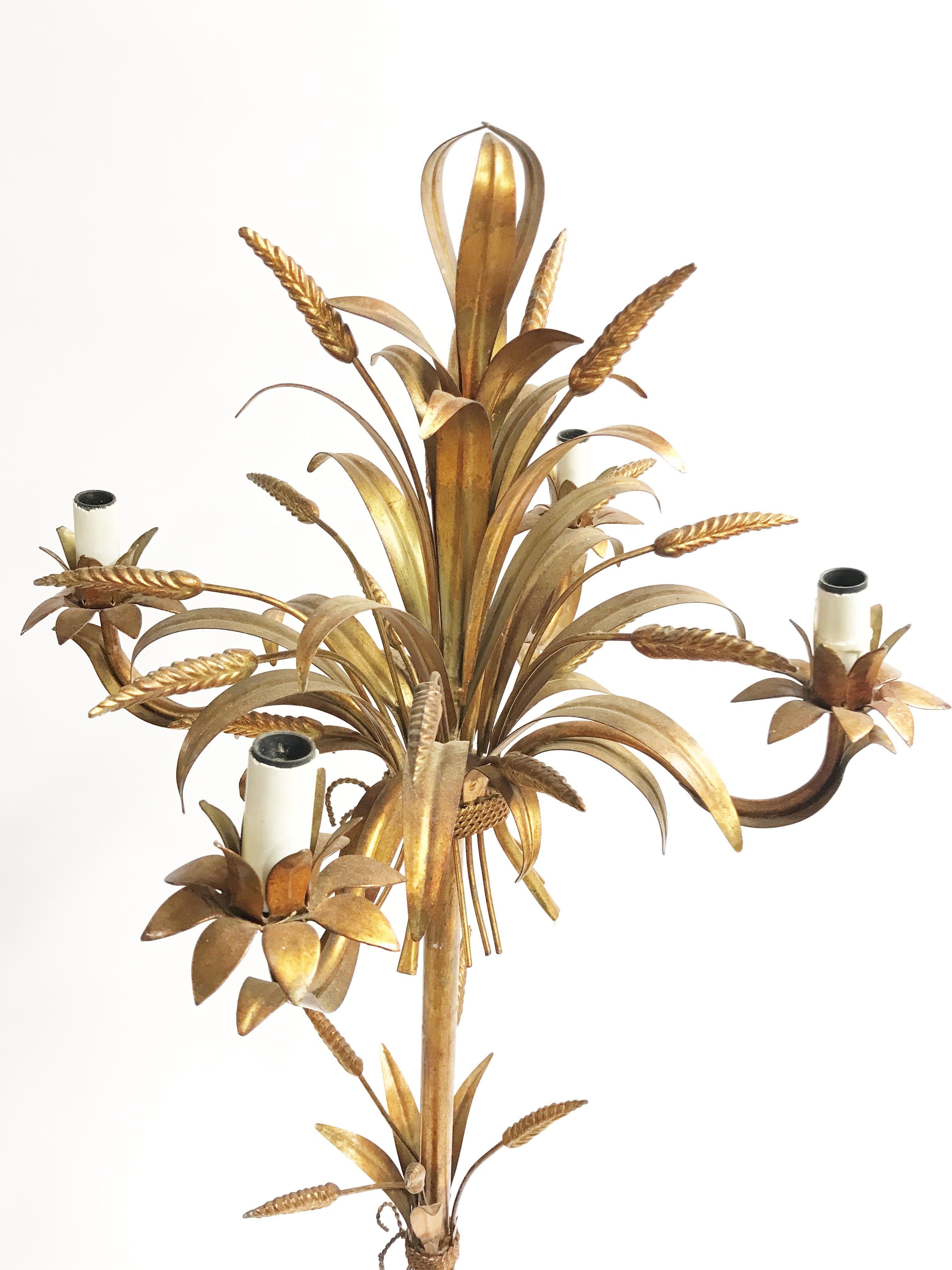 Sheaf of wheat floor lamp, 1960s