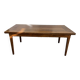 12-person farmhouse table, rustic solid wood 666001