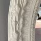 Large White Stucco Wooden Mirror Shabby Chic Baroque Decorative Art