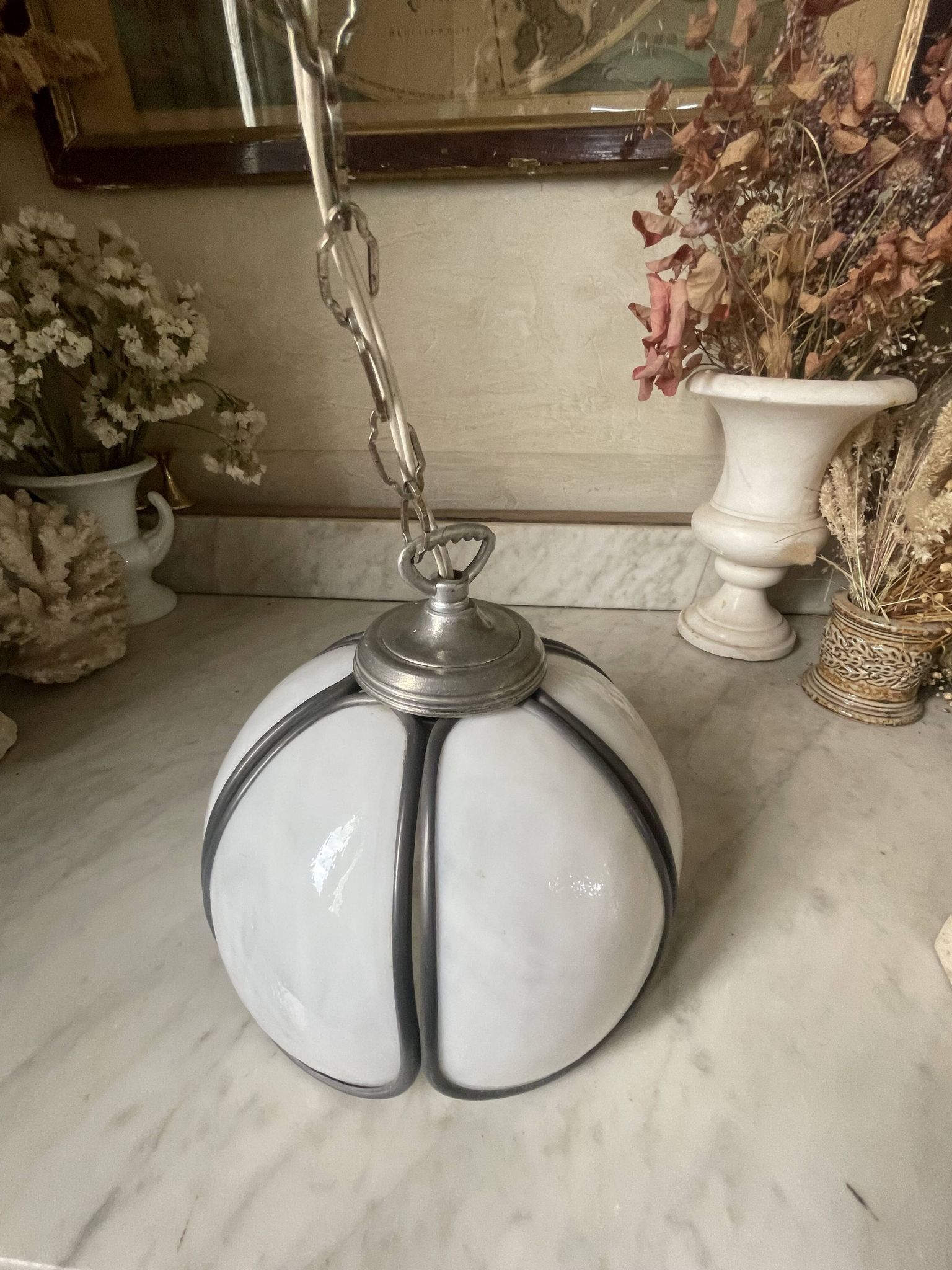 Vintage style Tiffany suspension