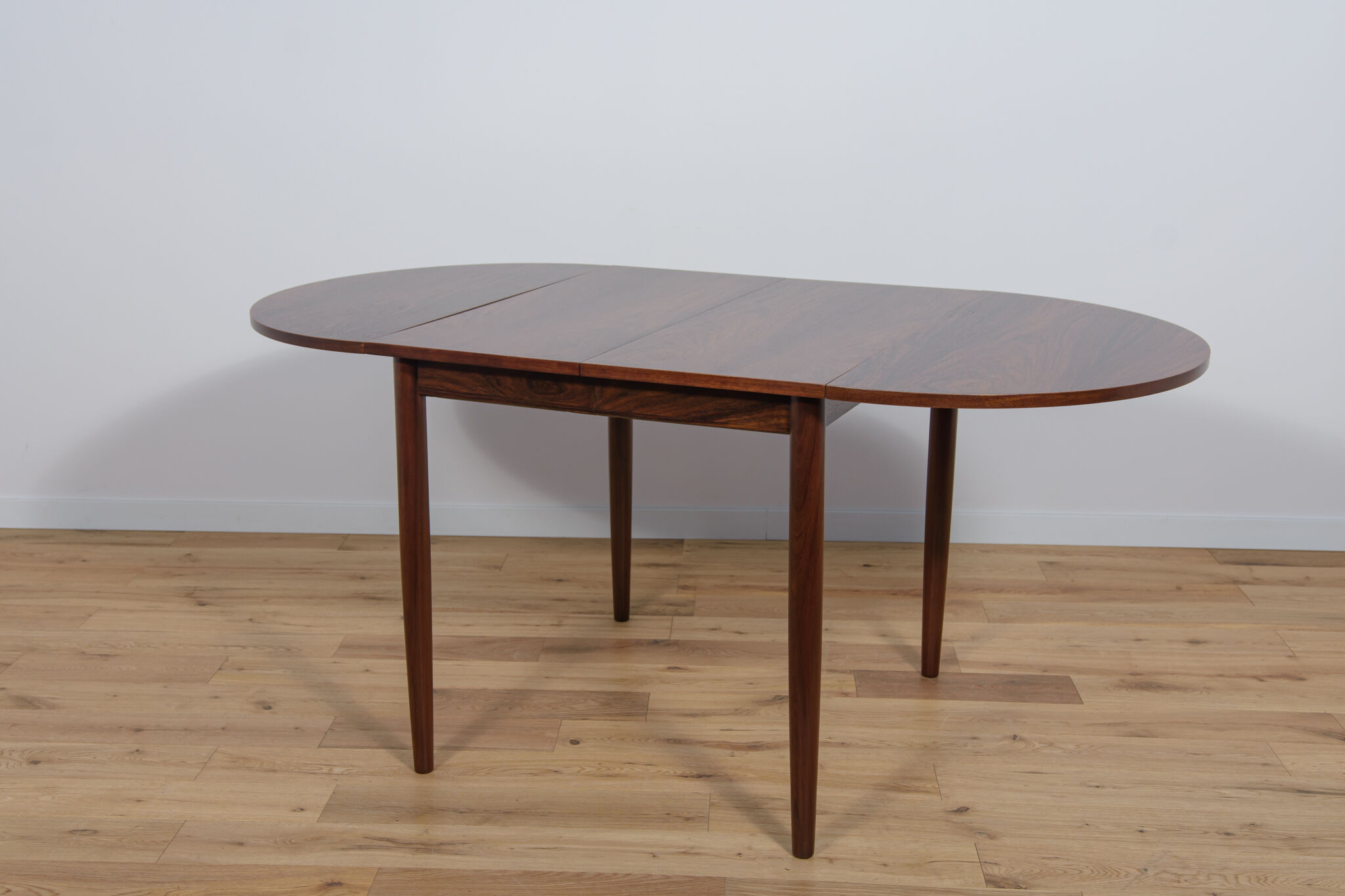 Table à manger danoise extensible en palissandre du milieu du siècle, années 1960