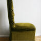 Chauffeuse en velours vert