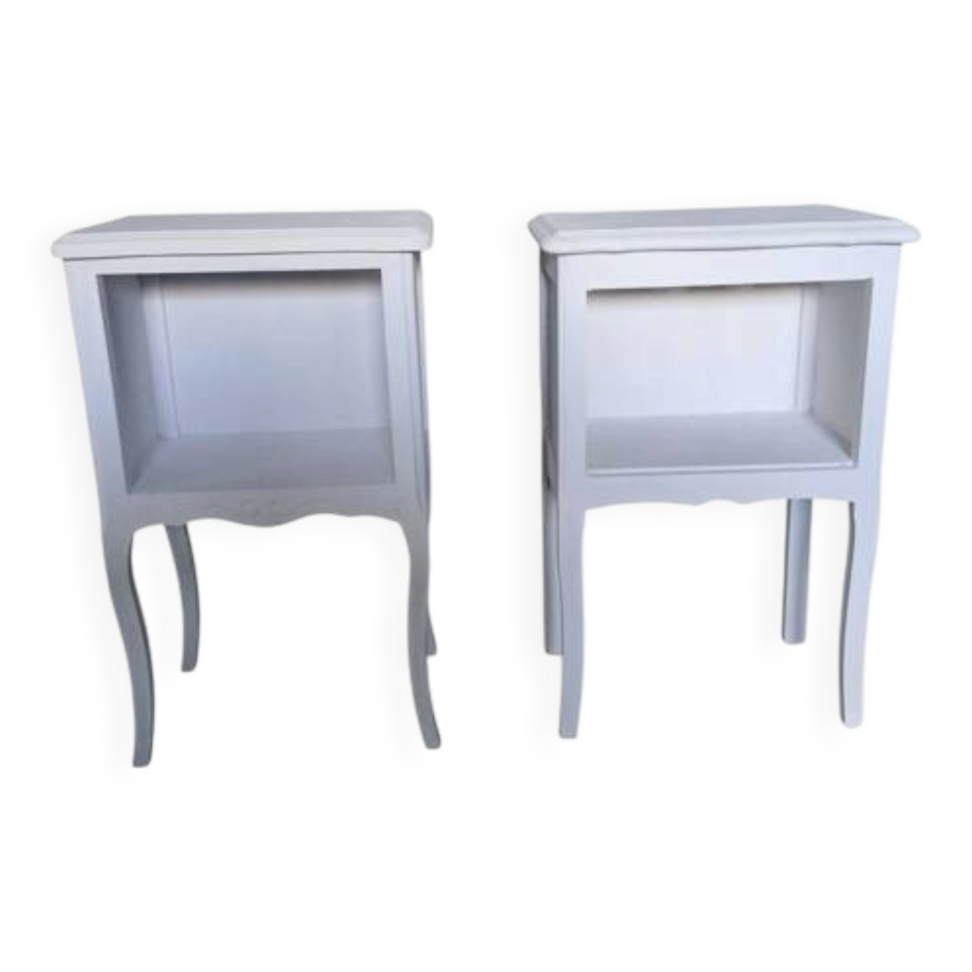 Pair of antique bedside tables