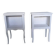 Pair of antique bedside tables