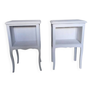 Pair of antique bedside tables
