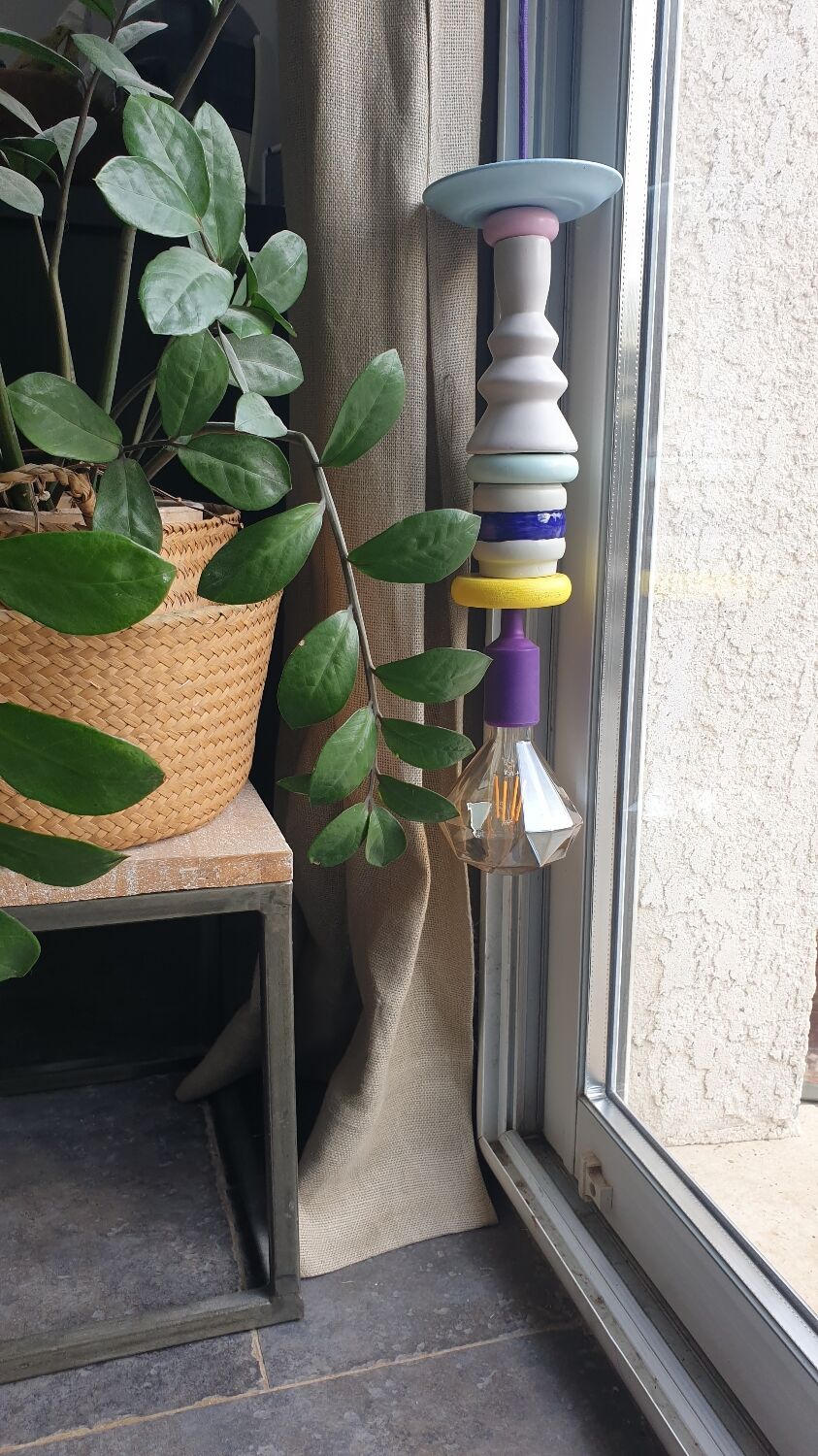 Upcycled suspension in Danish design style