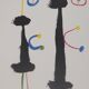 Joan MIRO: Surrealist loving couple, signed lithograph with certificate.