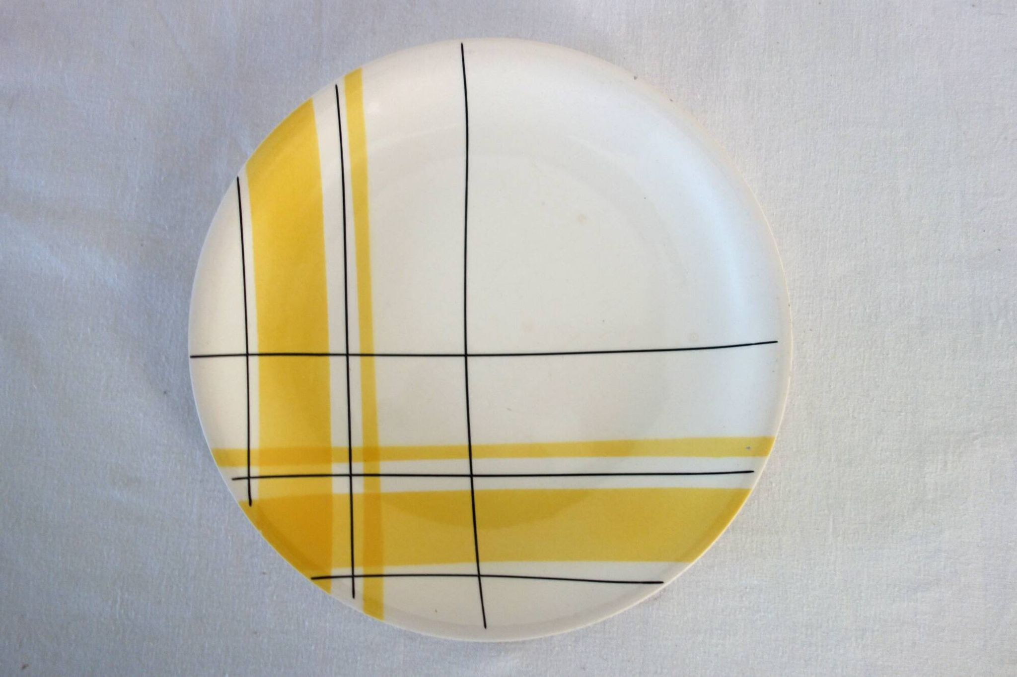 6 assiettes plates Salins modèle Montréal vintage
