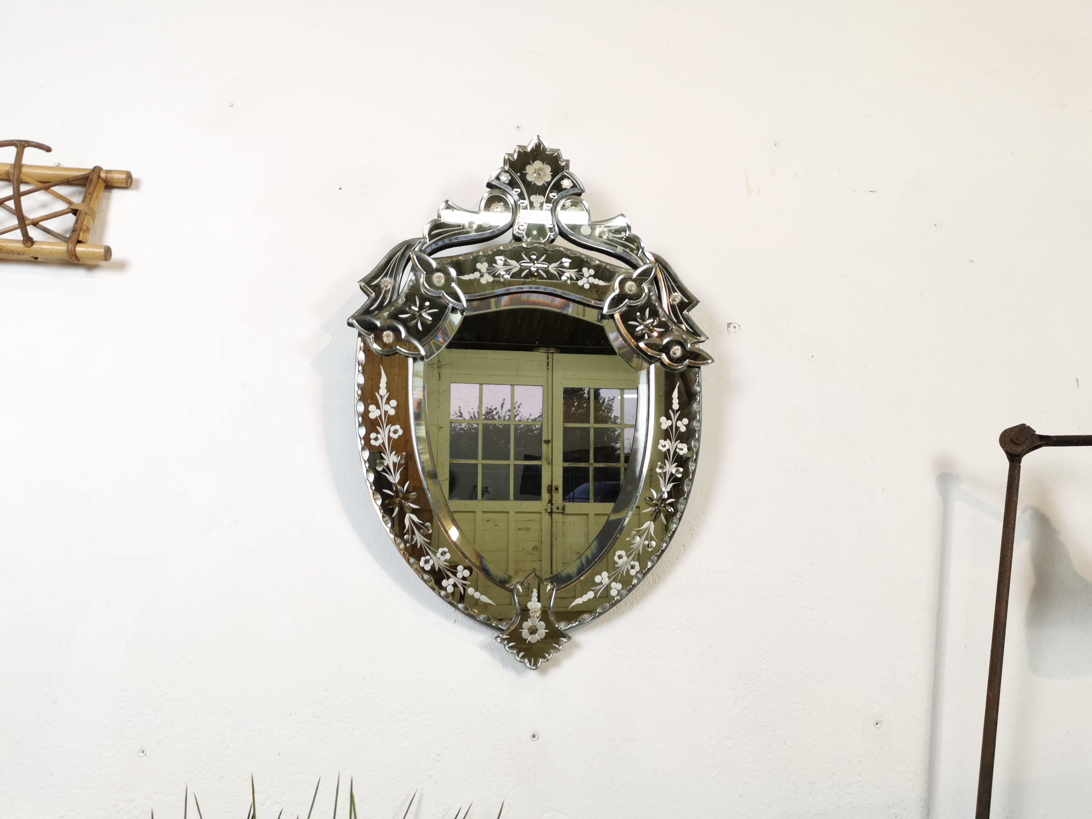 Vintage venetian mirror Murano