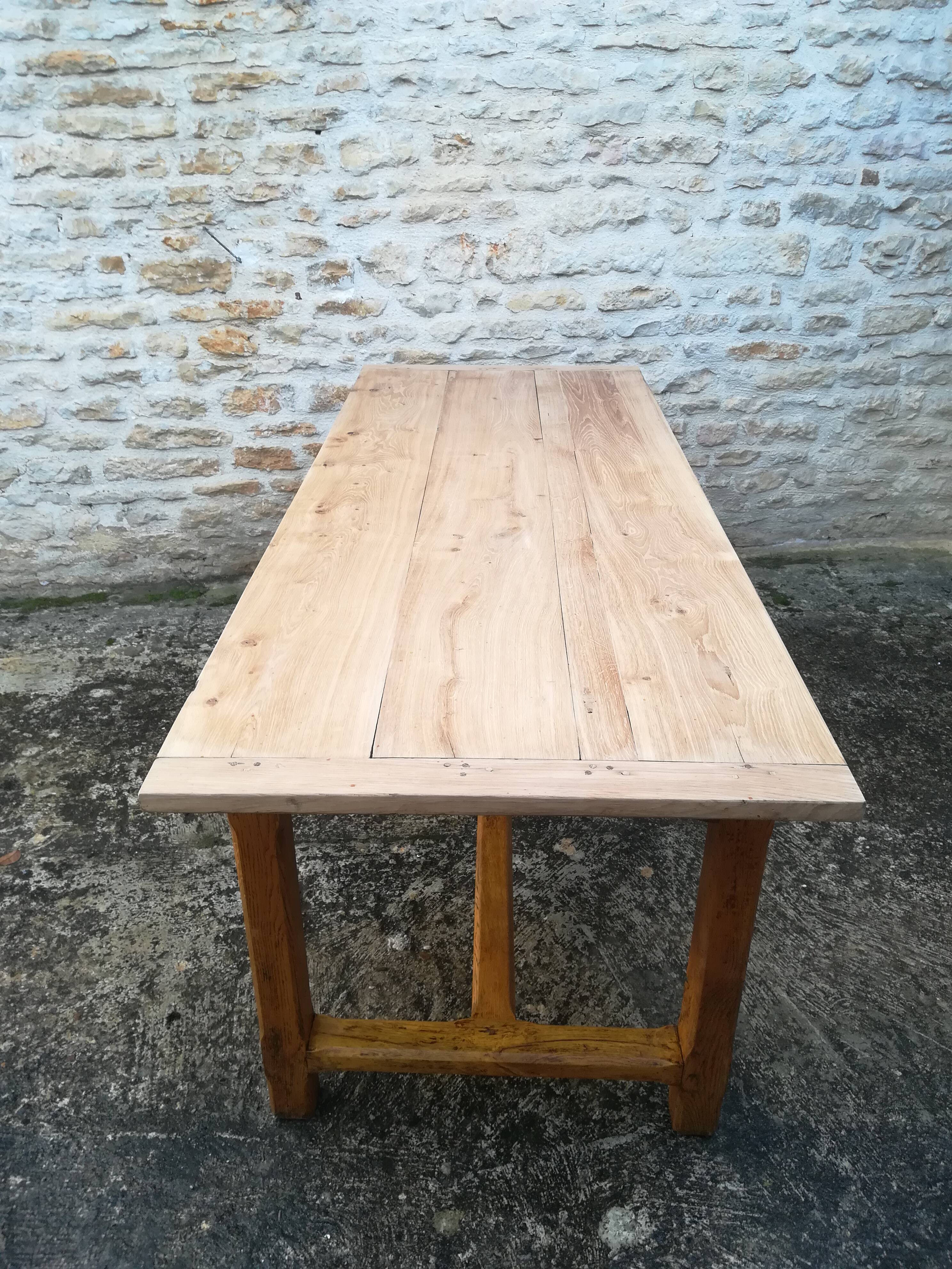 Oak farmhouse table