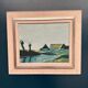 Swedish Oil on Canvas – “Farm by the Lake” by Bengt Hillgrund