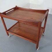 Teak Tea Cart by Hans J. Wegner for Andreas Tuck, Denmark, 1950s