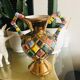 Vase italien couleur arlequin