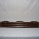 Leather and wood coat hanger