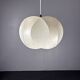 Midcentury space age cocoon hanging pendant ceiling lamp, 1960s