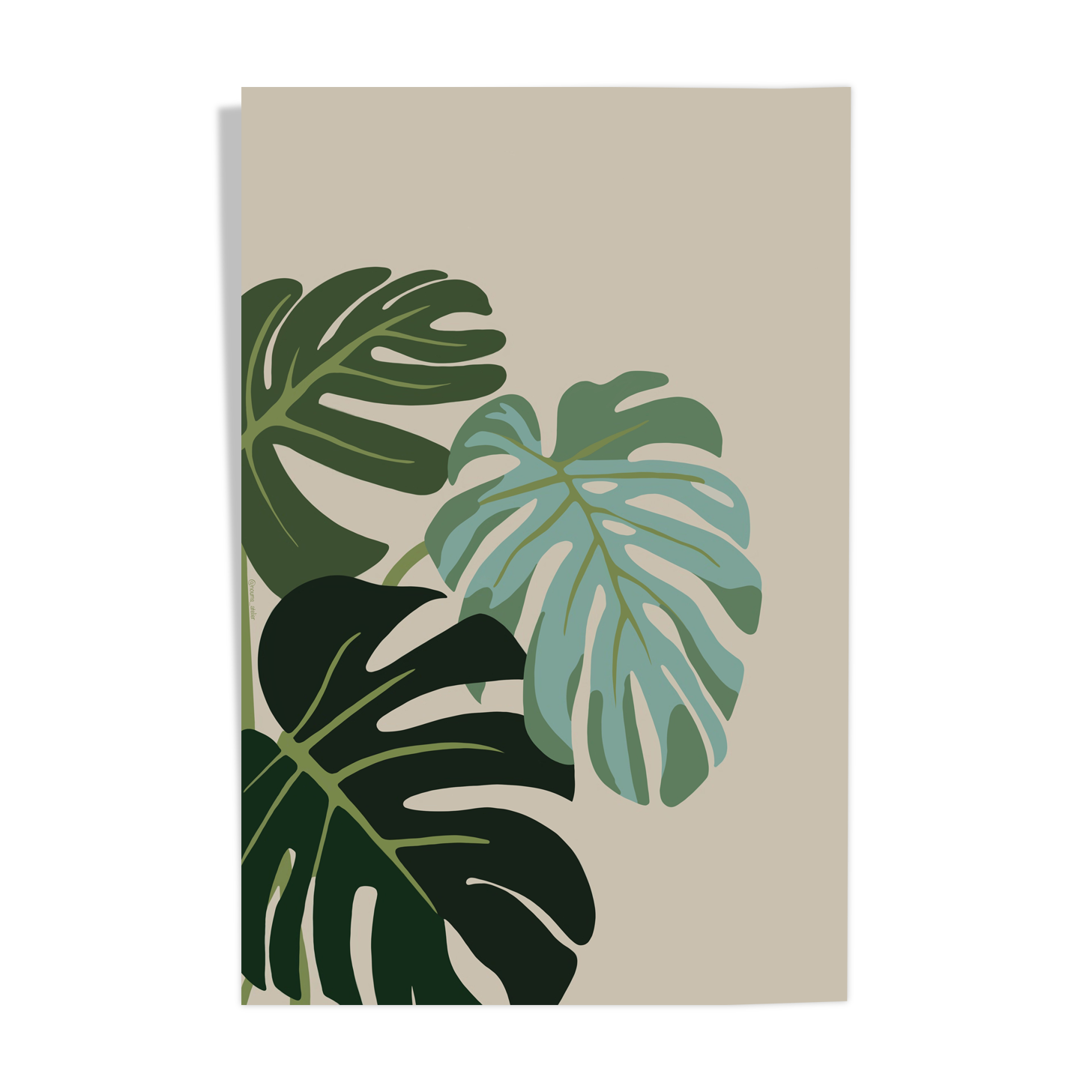 Illustration "Tropical Atmosphere" by Noums Atelier
